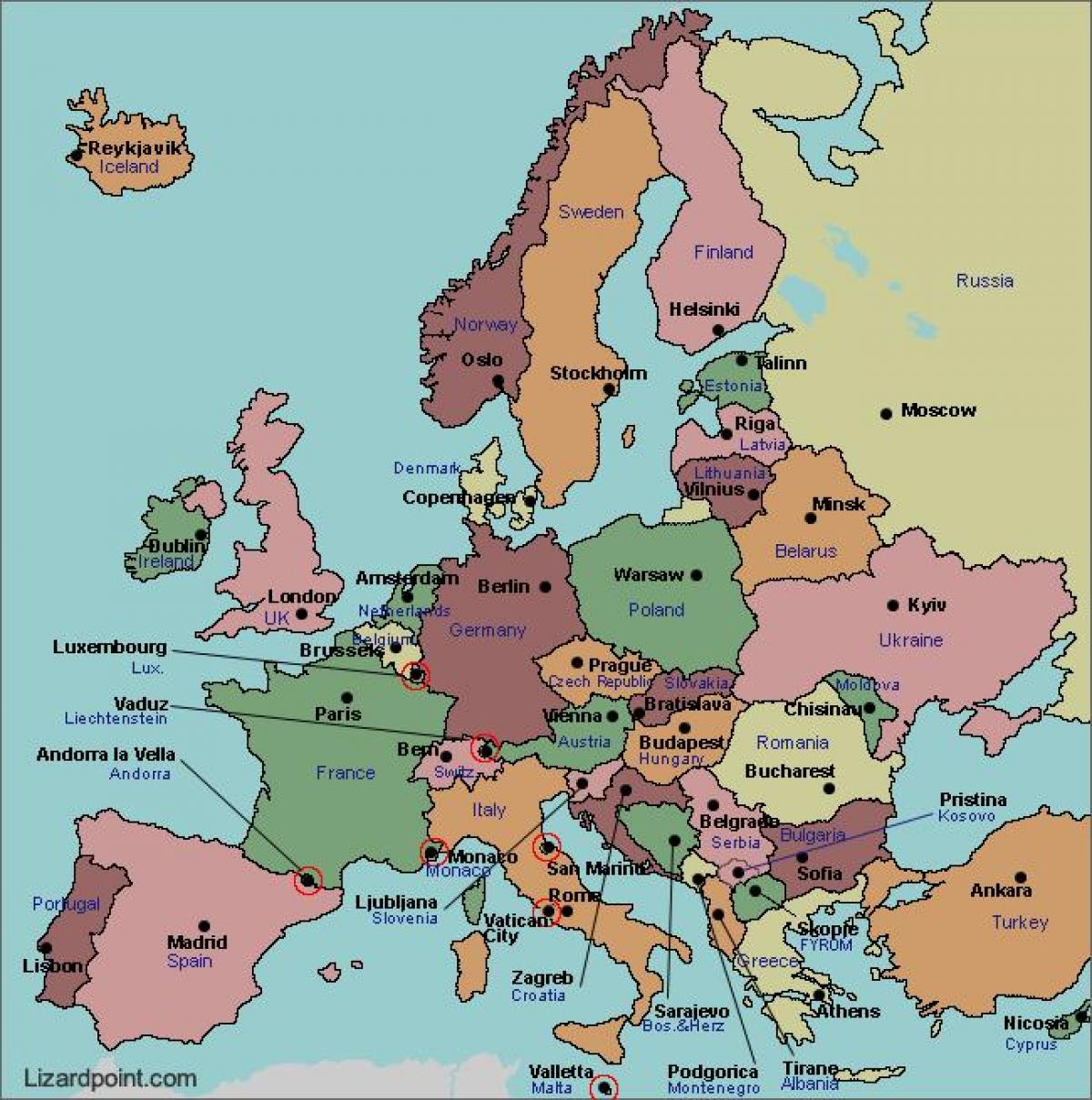 Mapa bukureštu evropi