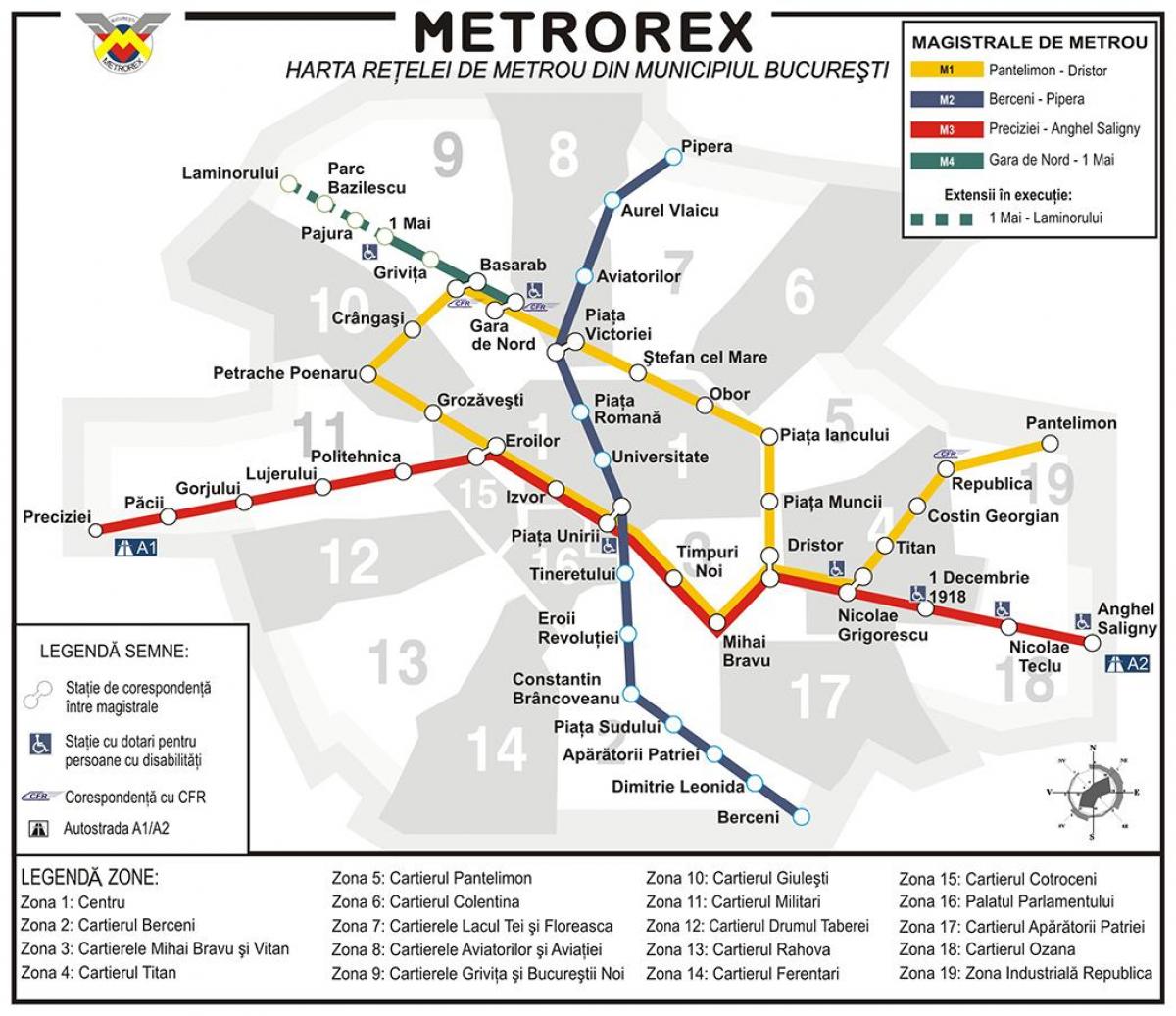 metro mapu bucuresti