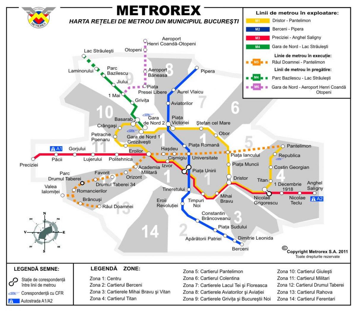 Mapa metrorex 
