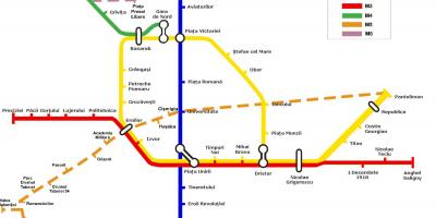 Metro mapu bukureštu rumunija