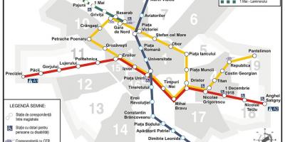 Metro mapu bucuresti