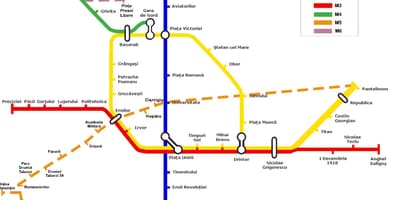 Metro mapu bukureštu rumunija