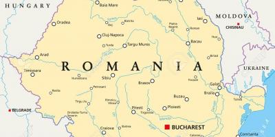 Mapa bukureštu rumunija